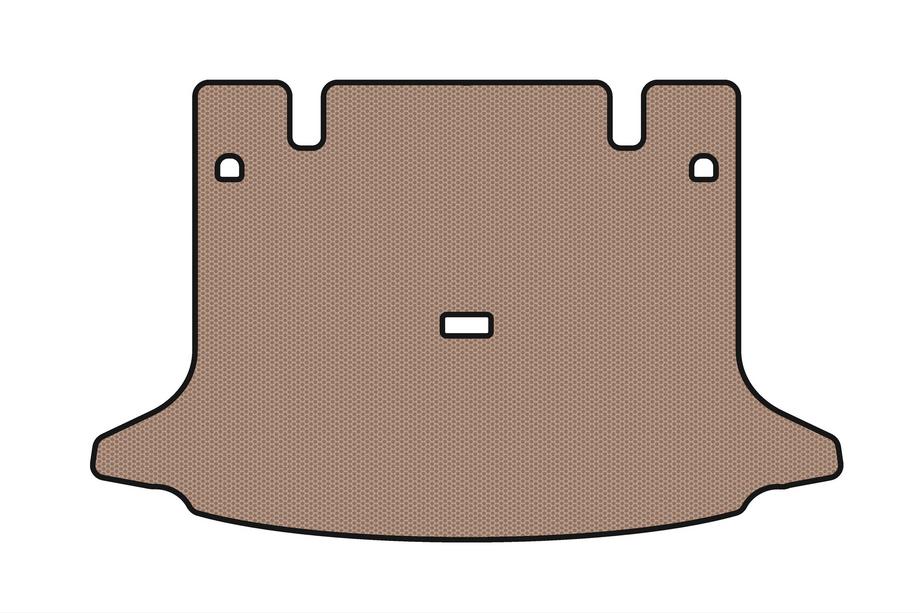 Dacia Logan I 2005-2008 Gummimatte für Kofferraum Carsuit (SW, 7-Sitzer, beige) Foto 1