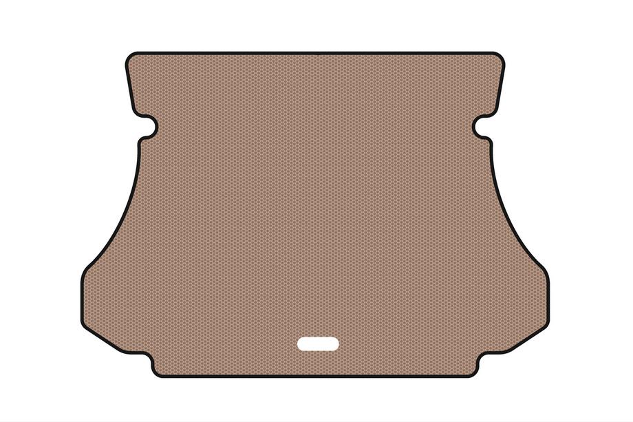 Hyundai Santa Fe 1 2000-2006 Gummimatte für Kofferraum Carsuit (Beige) Foto 1
