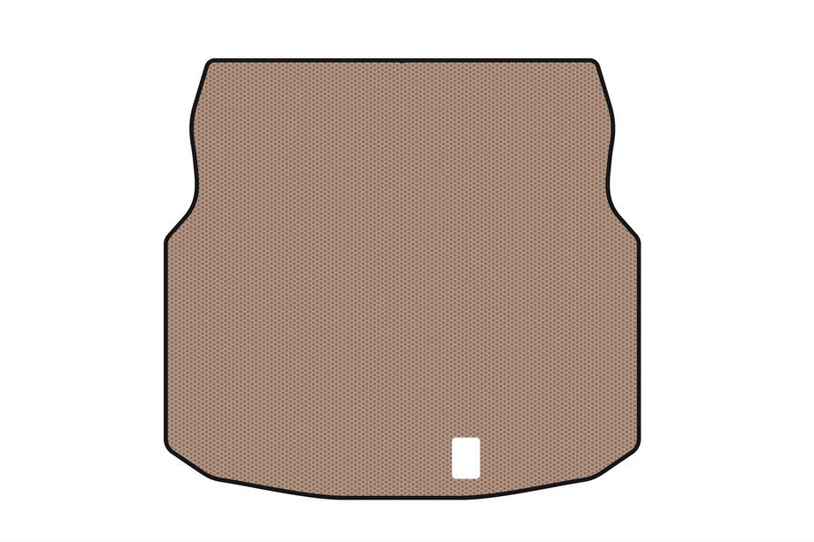 Mercedes C-class W204 2007-2015 Gummimatte für Kofferraum Carsuit (Coupé, beige) Foto 1
