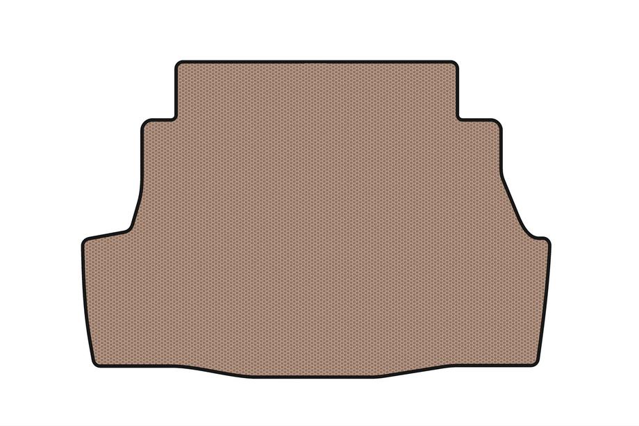 Nissan Almera B10 Classic 2006-2012 Gummimatte für Kofferraum Carsuit (SD, beige) Foto 1