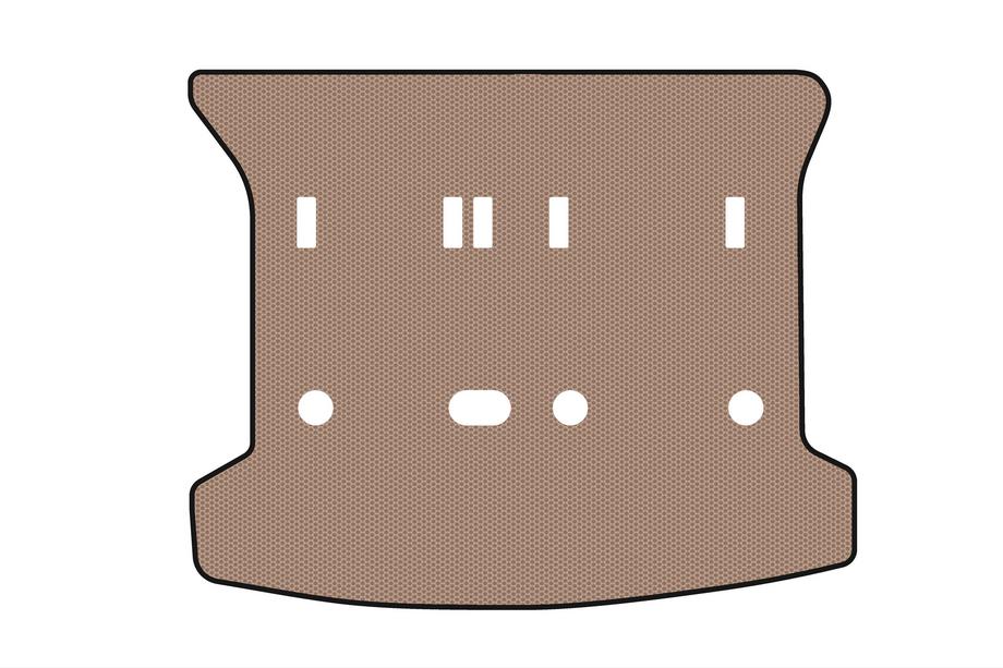 Peugeot 307 2001-2008 Gummimatte für Kofferraum Carsuit (SW, beige) Foto 1