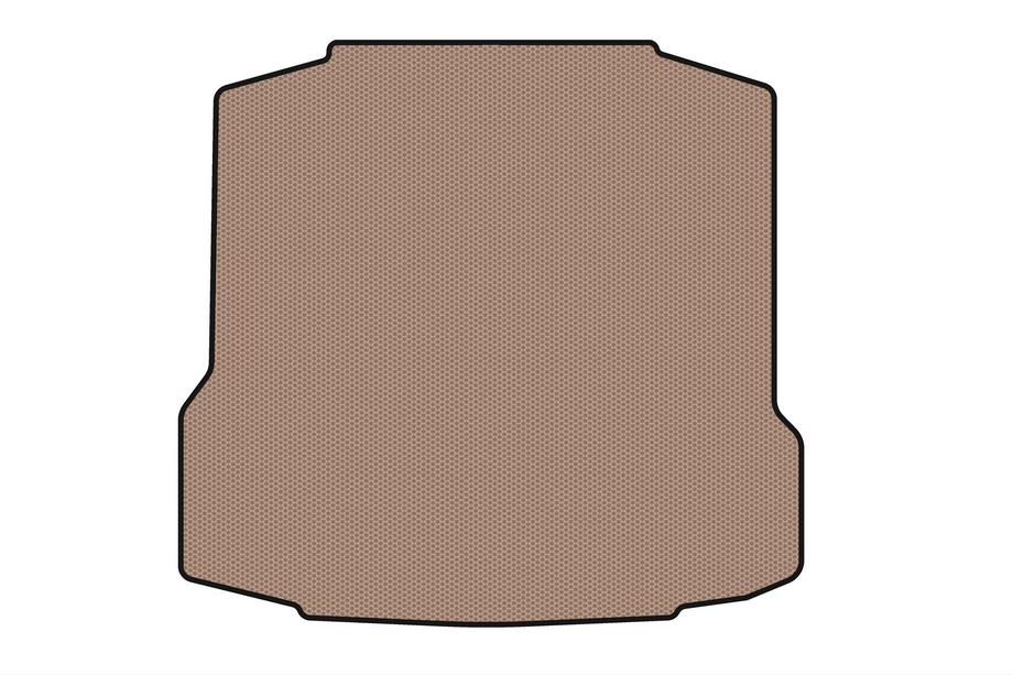 Skoda Rapid 2012-2019 Gummimatte für Kofferraum Carsuit (LiftBack, beige) Foto 1