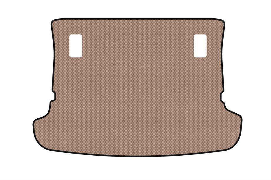 Toyota Corolla Verso 2004-2009 Gummimatte für Kofferraum Carsuit (7-Sitzer, beige) Foto 1