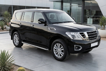 Nissan Patrol Y62 2010-2024 Trittbretter Maydos V1 (2 Stk., Aluminium & Edelstahl) Foto 1