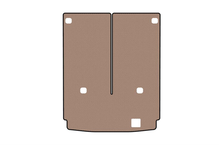 Mercedes GL class X164 2006-2012 Gummimatte für Kofferraum Carsuit (7-Sitzer mit umgeklappter 3. Reihe, beige) Foto 1