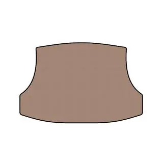 Gummimatte für Kofferraum Carsuit (2012-2015, beige)