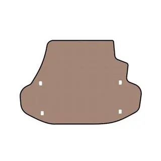 Gummimatte für Kofferraum Carsuit (Beige)