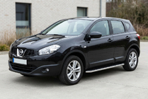 Nissan Qashqai 2010-2014 Trittbretter Maydos V1 (2 Stk., Aluminium & Edelstahl) Foto 1