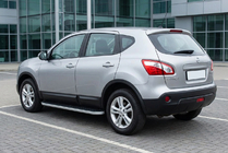 Nissan Qashqai 2010-2014 Seitenschweller Tayga Grey (2 Stk., Aluminium) Foto 1