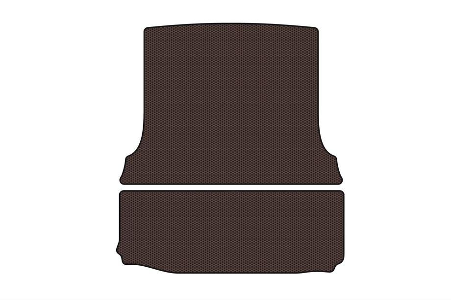 Fiat Fiorino/Qubo 2008-2024 Gummimatte für Kofferraum Carsuit (Laderaum, braun) Foto 1