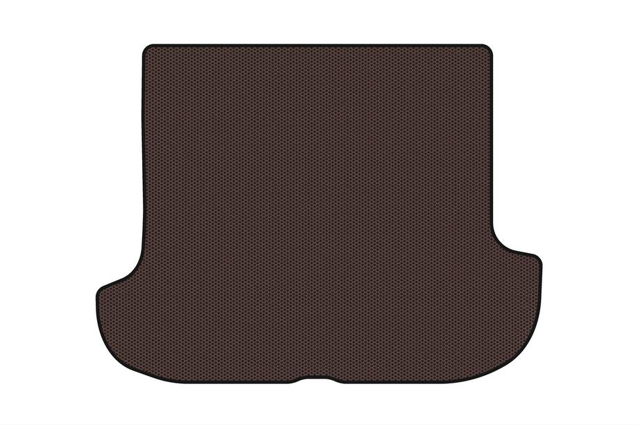 Hyundai Terracan 2001-2007 Gummimatte für Kofferraum Carsuit (Braun) Foto 1