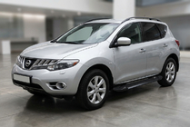 Nissan Murano 2008-2014 Seitenschweller RedLine Black (2 Stk., Aluminium) Foto 1