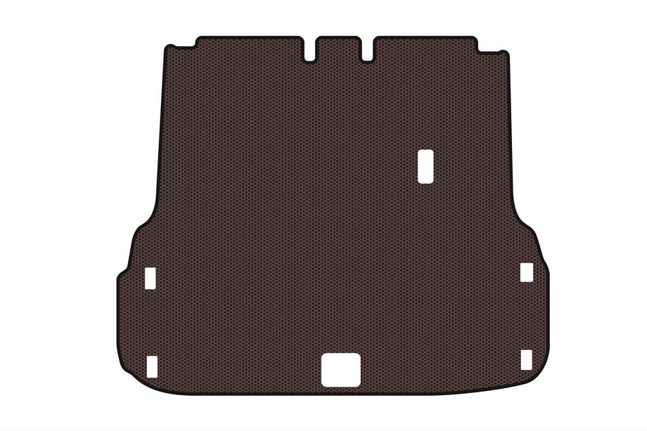 Nissan Pathfinder R52 2012-2021 Gummimatte für Kofferraum Carsuit (Braun) Image