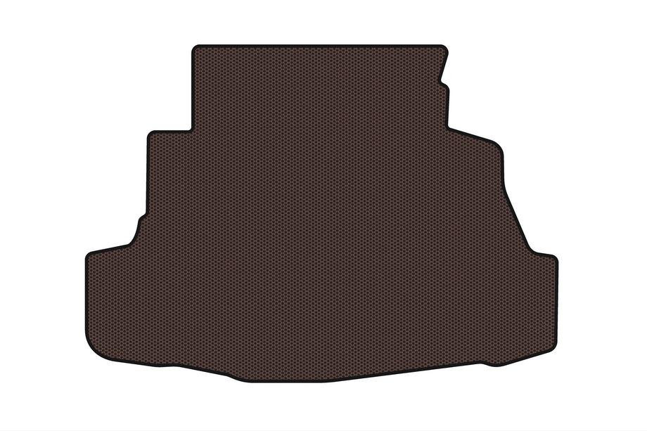 Nissan Primera P12 2002–2007 Gummimatte für Kofferraum Carsuit (SD, braun) Foto 1