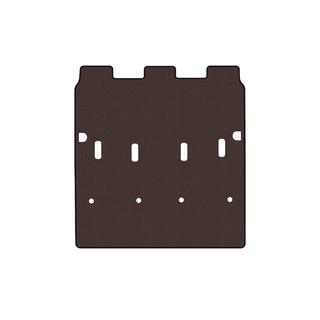 Gummimatte für Kofferraum Carsuit (7-Sitzer/Langer Radstand, braun) Foto 1