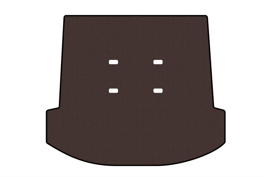 Toyota Fortuner 2006-2015 Gummimatte für Kofferraum Carsuit (Braun) Foto 1