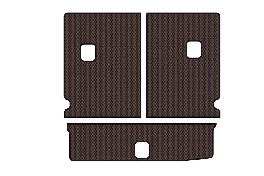 Chevrolet Orlando 2010-2018 Gummimatte für Kofferraum Carsuit V-1 (Braun) Foto 1