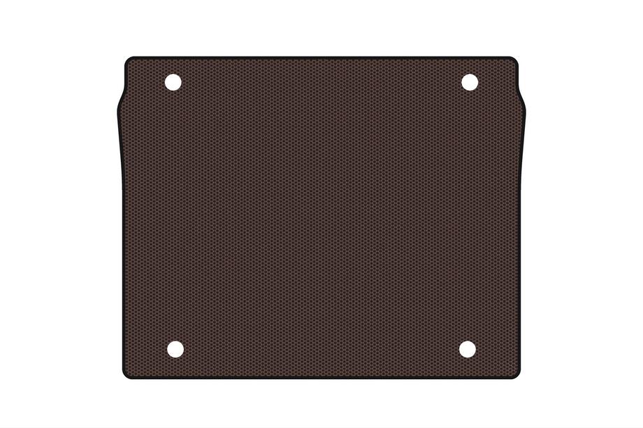 Fiat Doblo II 2010-2022 Gummimatte für Kofferraum Carsuit (5-Sitzer/Kurzer Radstand, braun) Foto 1