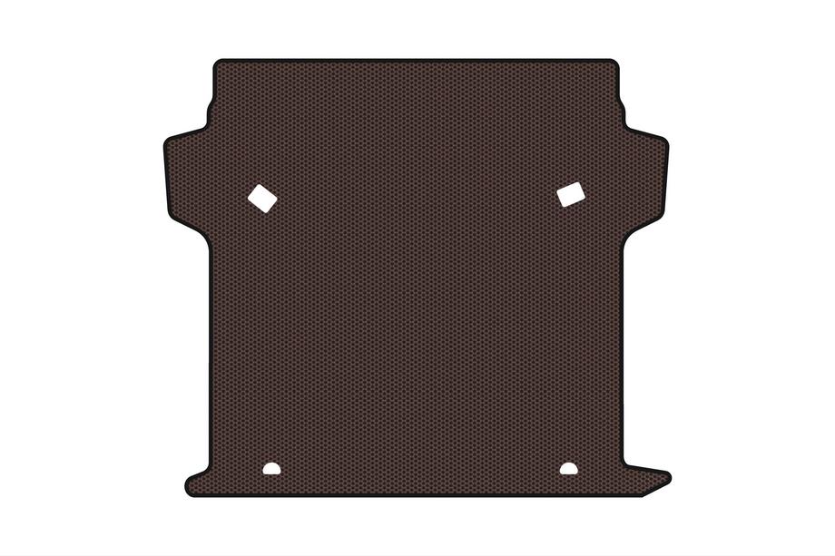 Fiat Doblo II 2010-2022 Gummimatte für Kofferraum Carsuit (Braun) Foto 1