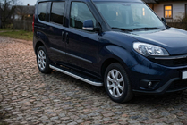 Opel Combo 2012-2018 Seitenschweller Tayga Grey (2 Stk., Aluminium) Foto 1