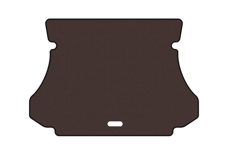 Hyundai Santa Fe 1 2000-2006 Gummimatte für Kofferraum Carsuit (Braun) Image