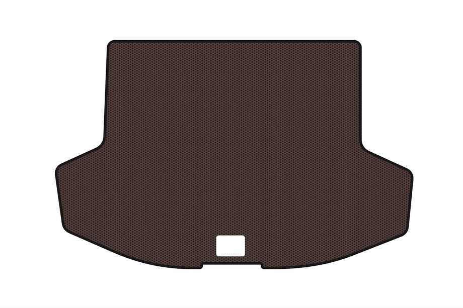 Mitsubishi Lancer X 2008- Gummimatte für Kofferraum Carsuit (HB, braun) Image