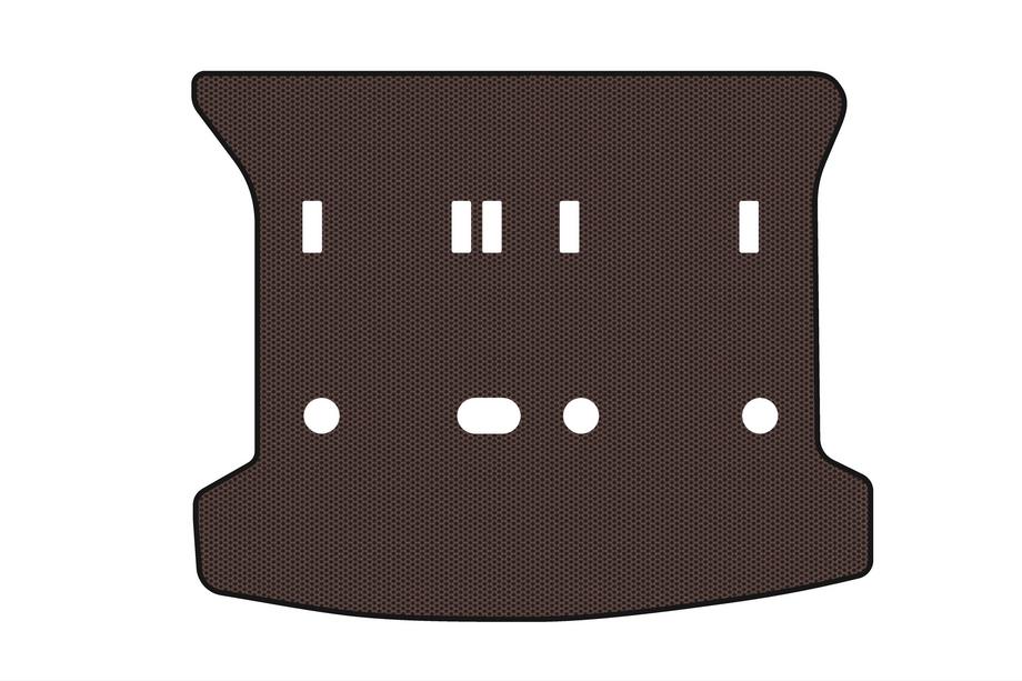 Peugeot 307 2001-2008 Gummimatte für Kofferraum Carsuit (SW, braun) Foto 1
