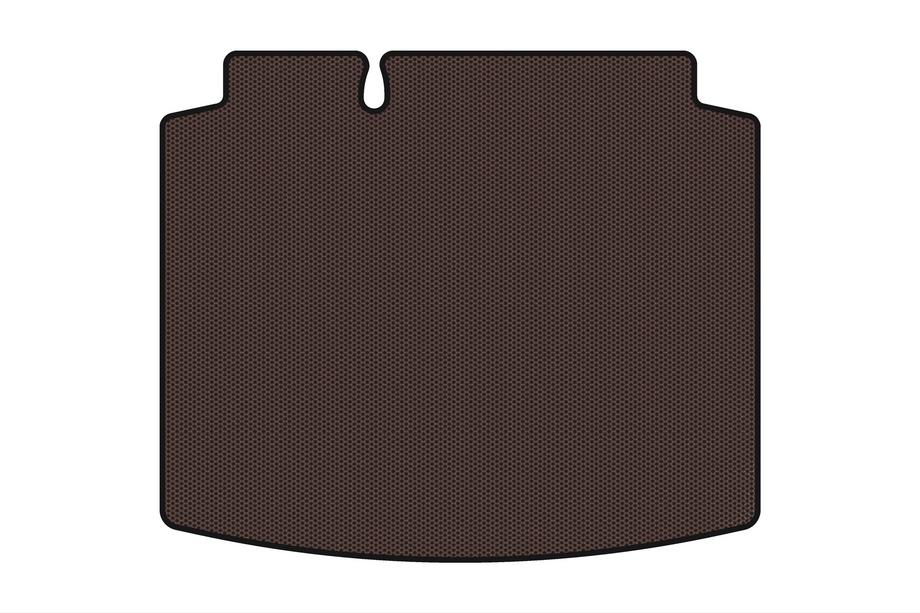 Seat Leon 2005-2012 Gummimatte für Kofferraum Carsuit (HB, 5-türig, braun) Foto 1