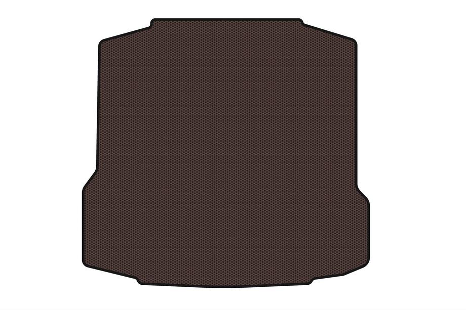 Skoda Rapid 2012-2019 Gummimatte für Kofferraum Carsuit (Liftback, braun) Foto 1
