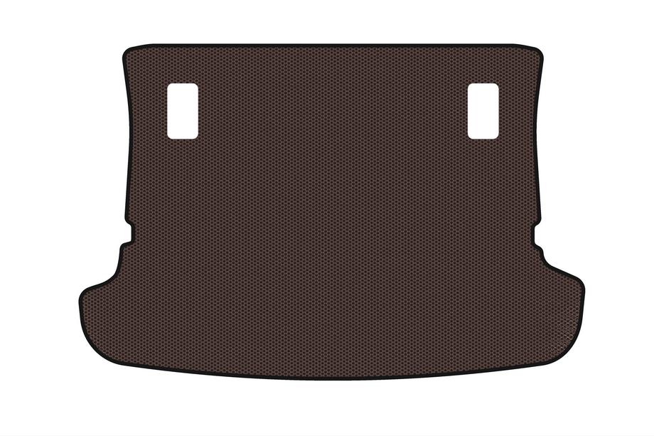 Toyota Corolla Verso 2004-2009 Gummimatte für Kofferraum Carsuit (7-sitzig, braun) Foto 1