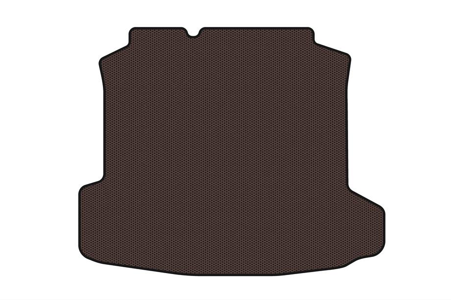 Volkswagen Polo 2010-2017 Gummimatte für Kofferraum Carsuit (SD, braun) Foto 1