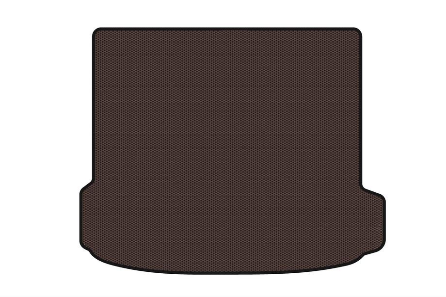 BMW X6 E71 2008–2014 Gummimatte für Kofferraum Carsuit V-2 (Braun) Image