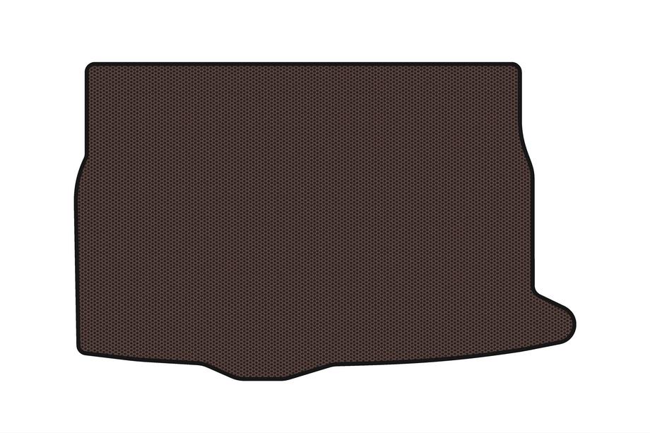 Hyundai Veloster 2011-2017 Gummimatte für Kofferraum Carsuit (Braun) Foto 1