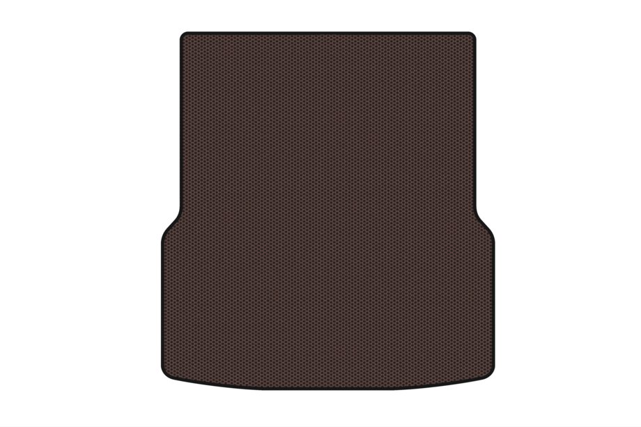 Tesla Model S 2012– Gummimatte für Kofferraum Carsuit vorne (4WD, 2012-2021, braun) Foto 1