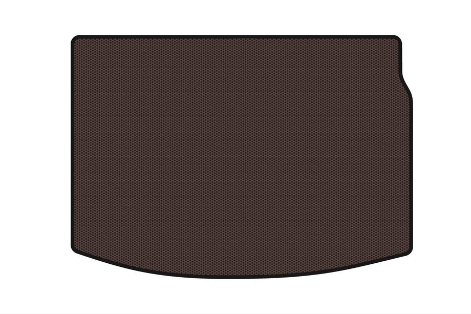 Renault Megane III 2009-2016 Gummimatte für Kofferraum Carsuit (HB, braun) Foto 1