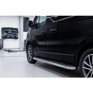 Trittbretter Maydos V1 (2 Stk., Aluminium & Edelstahl) Opel Vivaro 2001–2015 Foto 1