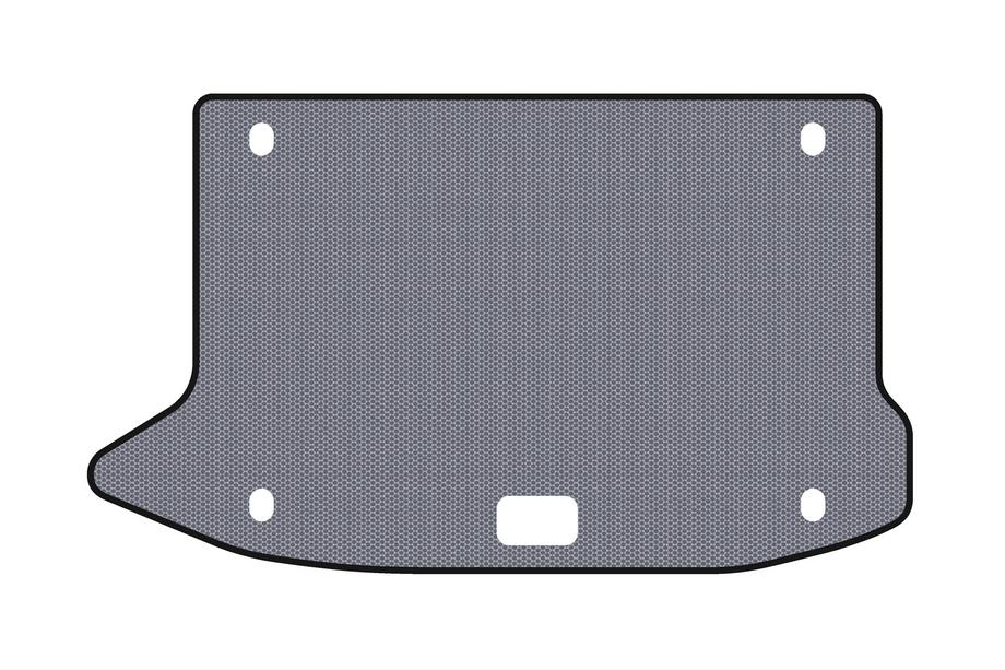 Hyundai Kona 2017-2023 Gummimatte für Kofferraum Carsuit V2 (Grau) Image
