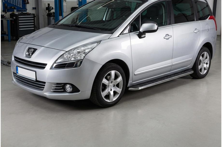 Peugeot 5008 2009-2016 Trittbretter Maydos V1 (2 Stk., Aluminium & Edelstahl) Image