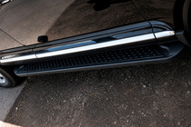 Porsche Cayenne 2003–2010 Trittbretter Allmond Black (2 Stk., Aluminium) Foto 2