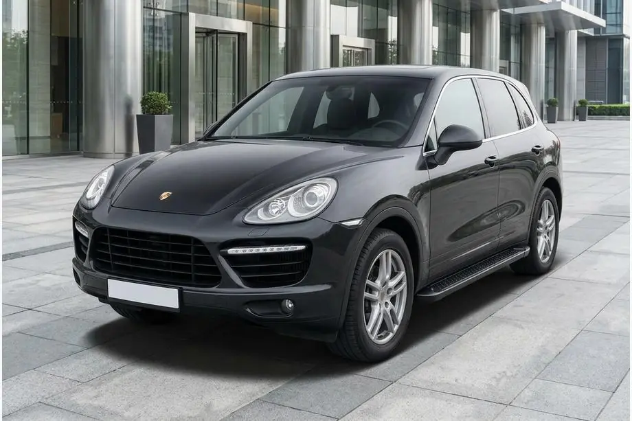 Porsche Cayenne 2010-2017 Trittbretter Allmond Black (2 Stk., Aluminium) Image