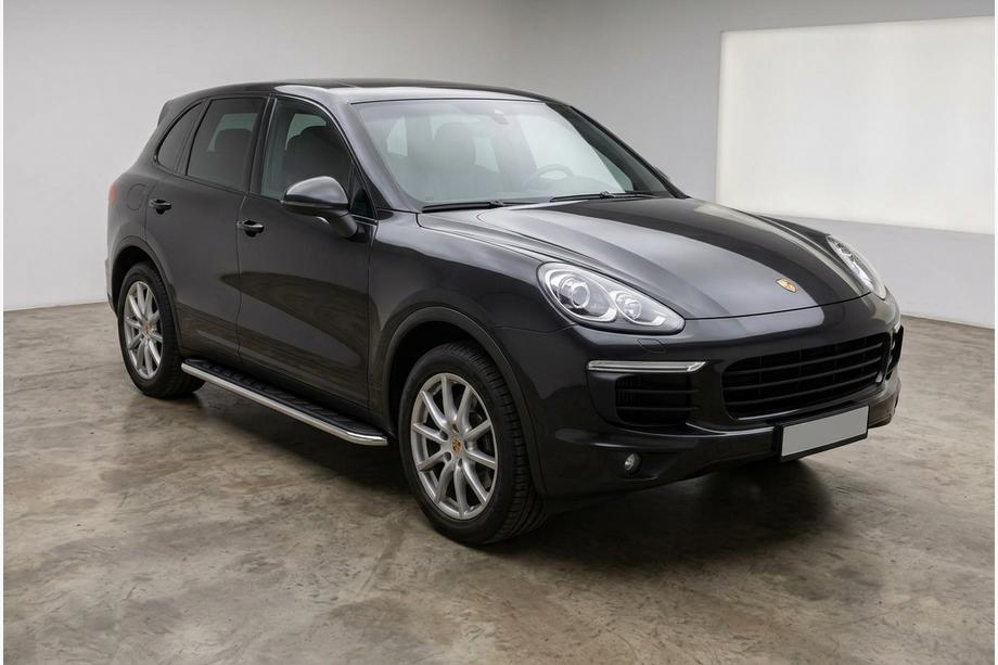 Porsche Cayenne 2010-2017 Trittbretter Maydos V1 (2 Stk., Aluminium & Edelstahl) Image