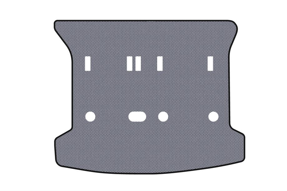 Peugeot 307 2001-2008 Gummimatte für Kofferraum Carsuit (SW, grau) Foto 1