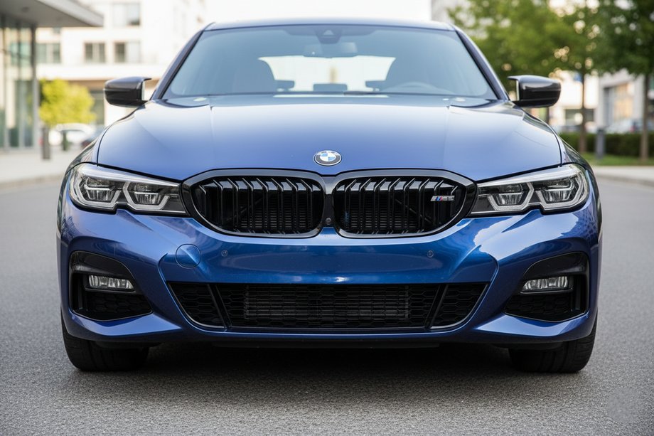 BMW 3 Series G20/G21 2018- M-Look V1 Nieren (2018-2022, Schwarz Glanz) Image