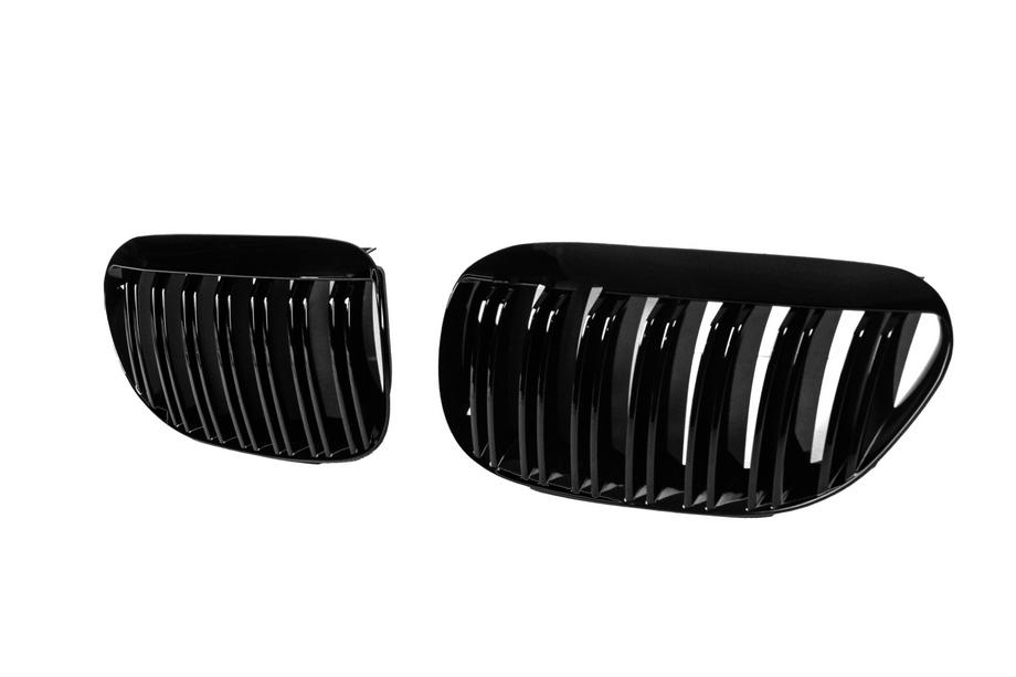 BMW 6 Series E63/E64 2003-2010 Nieren M-Look (Schwarz Glanz) Foto 3