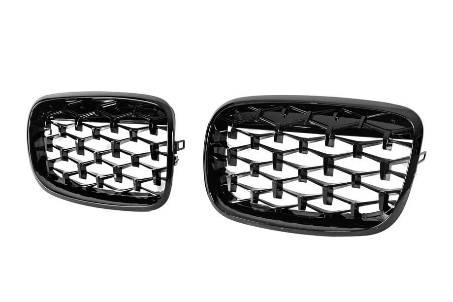 BMW X5 E70 2007-2013 Nieren Diamond Black (Schwarz Glanz) Foto 3