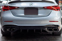 Mercedes C-class W206 2022- Heckdiffusor mit Endrohren (Design AMG C63) Foto 1