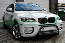BMW X5 E70 2007-2013 Frontbügel WT003 Schwarz Edelstahl Foto 1