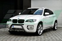 BMW X6 E71 2008–2014 Frontbügel WT003 Schwarz Edelstahl Foto 2