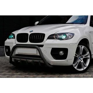 Frontbügel WT003 Schwarz Edelstahl BMW X6 E71 2008–2014 Foto 1