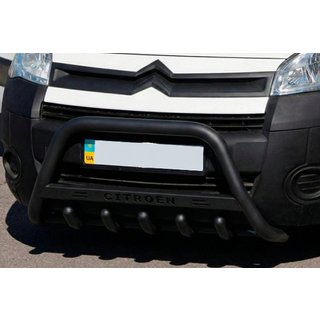 Frontbügel WT004 Schwarz (Edelstahl) Citroen Berlingo 2008-2018 Foto 1
